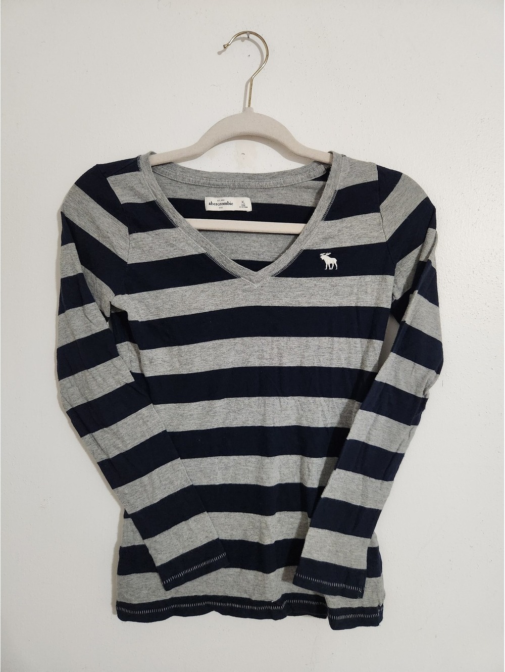 Abercrombie kids striped long sleeve top Size XL